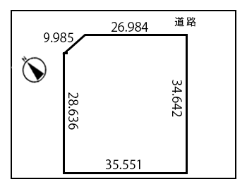 土地の図面